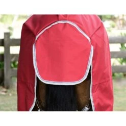 Weatherbeeta Comfitec Classic Combo Neck Lite Plus - Red/Silver/Navy -Tack Of The Day Store 924529 800 800