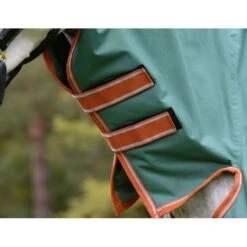 Weatherbeeta Comfitec Tyro Combo Neck Lite Plus - Green/Burnt Orange/White -Tack Of The Day Store 926053 800 800