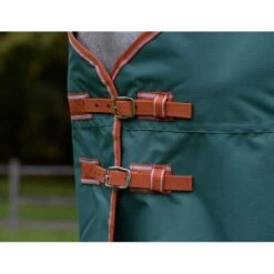 Weatherbeeta Comfitec Tyro Combo Neck Lite Plus - Green/Burnt Orange/White -Tack Of The Day Store 926054 800 800