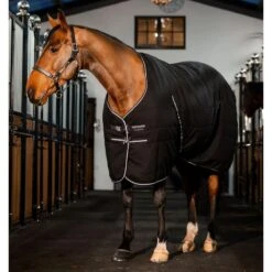 Rambo Embossed Lining Stable 400g - Black/Black/Silver