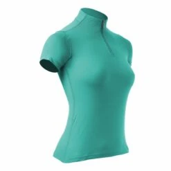 Equinavia Women's Kari NordicAir Short Sleeve Sun Shirt - Turquoise
