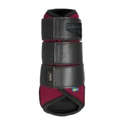 Back On Track Airflow Brush Boots - Burgundy
