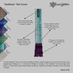 Kensington Signature Textilene Tail Cover - Imperial Jade -Tack Of The Day Store 937917 800 800