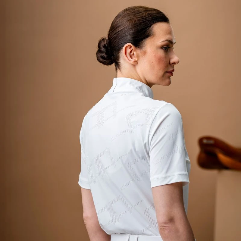 Alessandro Albanese Women's Elena Short Sleeve Show Shirt - White 2 Alessandro Albanese Women's Elena Short Sleeve Show Shirt - White - Image 2