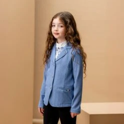 Alessandro Albanese Kids' Motion Lite Competition Jacket - Sicilian Blue