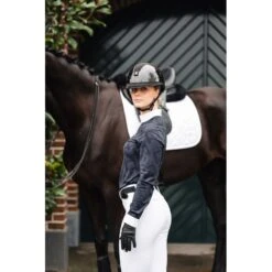 Alessandro Albanese Women's Alcina Long Sleeve Show Shirt - Charcoal -Tack Of The Day Store 939784 800 800