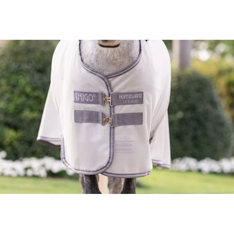 Amigo Pony Bug Rug - Silver/Titanium Grey/Silver 3 Amigo Pony Bug Rug - Silver/Titanium Grey/Silver - Image 3