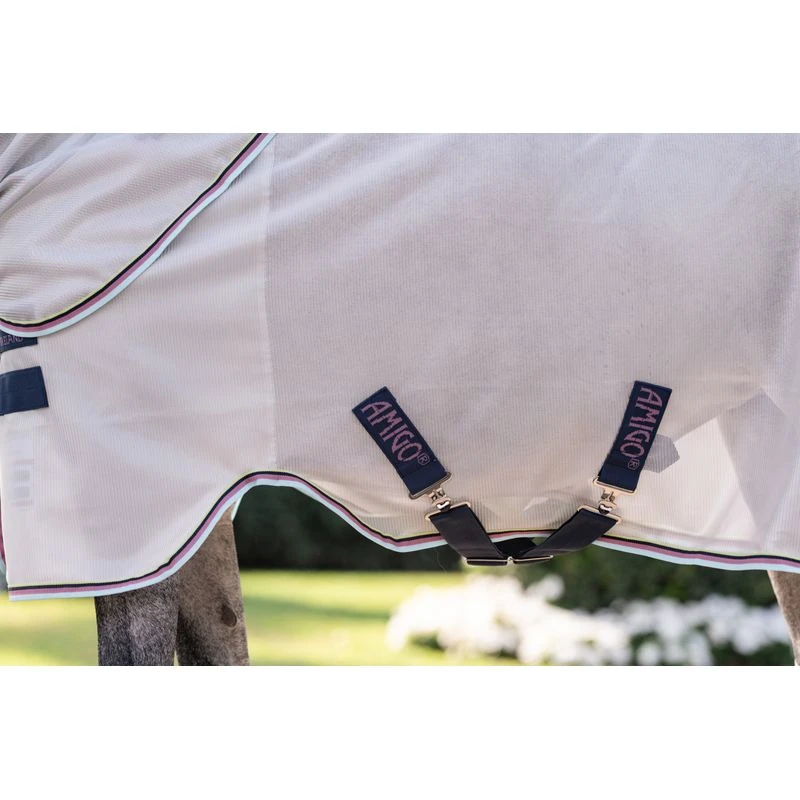 Amigo Pony Bug Rug Plus - Silver/Lime/Navy/Pink/Blue 5 Amigo Pony Bug Rug Plus - Silver/Lime/Navy/Pink/Blue - Image 5