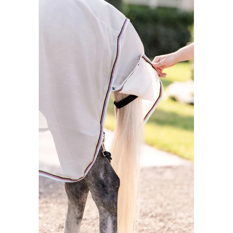 Amigo Pony Bug Rug Plus - Silver/Lime/Navy/Pink/Blue 7 Amigo Pony Bug Rug Plus - Silver/Lime/Navy/Pink/Blue - Image 7