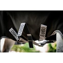 Rambo 1680D Turnout 450g VL - Black/Thunderstorm Grey/Silver 10 Rambo 1680D Turnout 450g VL - Black/Thunderstorm Grey/Silver -Tack Of The Day Store 944831 800 800