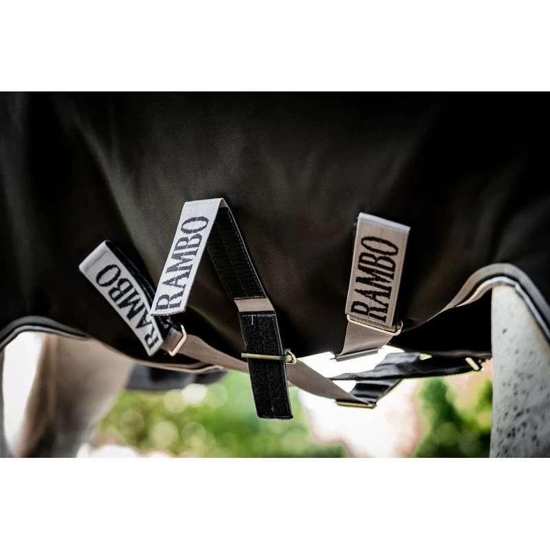 Rambo 1680D Turnout 450g VL - Black/Thunderstorm Grey/Silver 5 Rambo 1680D Turnout 450g VL - Black/Thunderstorm Grey/Silver - Image 5