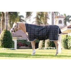 Rhino Wug Pony Turnout 250g VL - Black/Grey/White/Gray