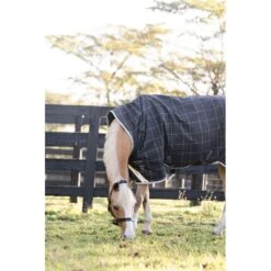 Rhino Wug Pony Turnout 250g VL - Black/Grey/White/Gray -Tack Of The Day Store 948082 800 800