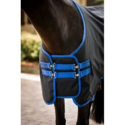 Amigo Straight Front Chest Extender - Black/Classic Blue -Tack Of The Day Store 948287 800 800