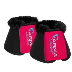 Shires ARMA SupaFleece Neoprene Over Reach Boots - Raspberry
