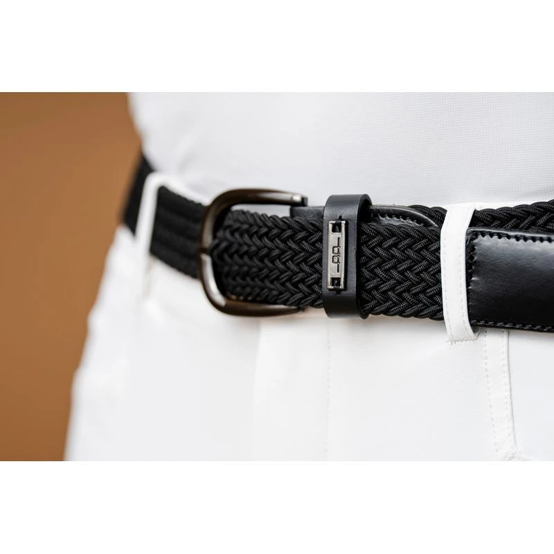 Alessandro Albanese Lucca Woven Belt - Black 3 Alessandro Albanese Lucca Woven Belt - Black - Image 3
