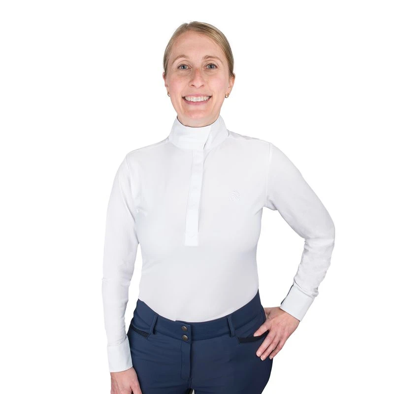 Ovation Women's Jorden Full Snap Show Shirt - White/Peaceful Retreat 2 Ovation Women's Jorden Full Snap Show Shirt - White/Peaceful Retreat - Image 2