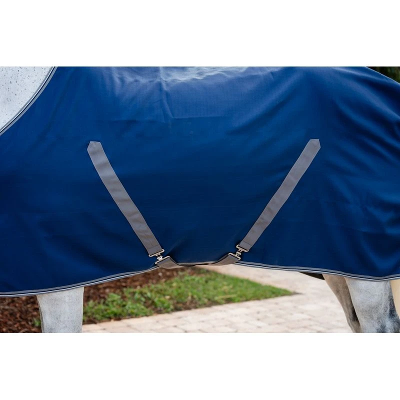 Rambo Stable Sheet - Navy/Thunderstorm Grey/Silver 4 Rambo Stable Sheet - Navy/Thunderstorm Grey/Silver - Image 4