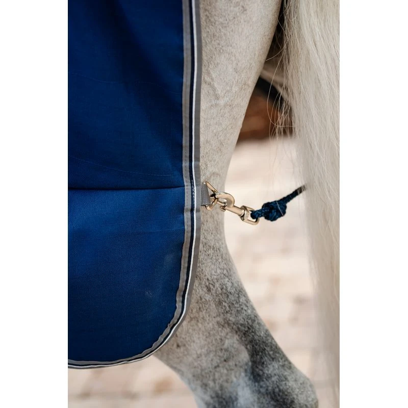 Rambo Stable Sheet - Navy/Thunderstorm Grey/Silver 5 Rambo Stable Sheet - Navy/Thunderstorm Grey/Silver - Image 5