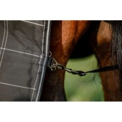 Rhino Plus Turnout Bundle (0g + 200g) - Black Check/Black/White -Tack Of The Day Store 954439 800 800