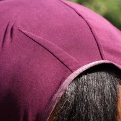 Shires Deluxe Fleece Rug - Black Cherry -Tack Of The Day Store 957568 800 800