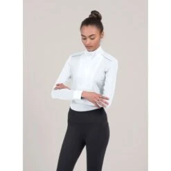 Chestnut Bay Women's SkyCool Liberty Long Sleeve Show Shirt - White
