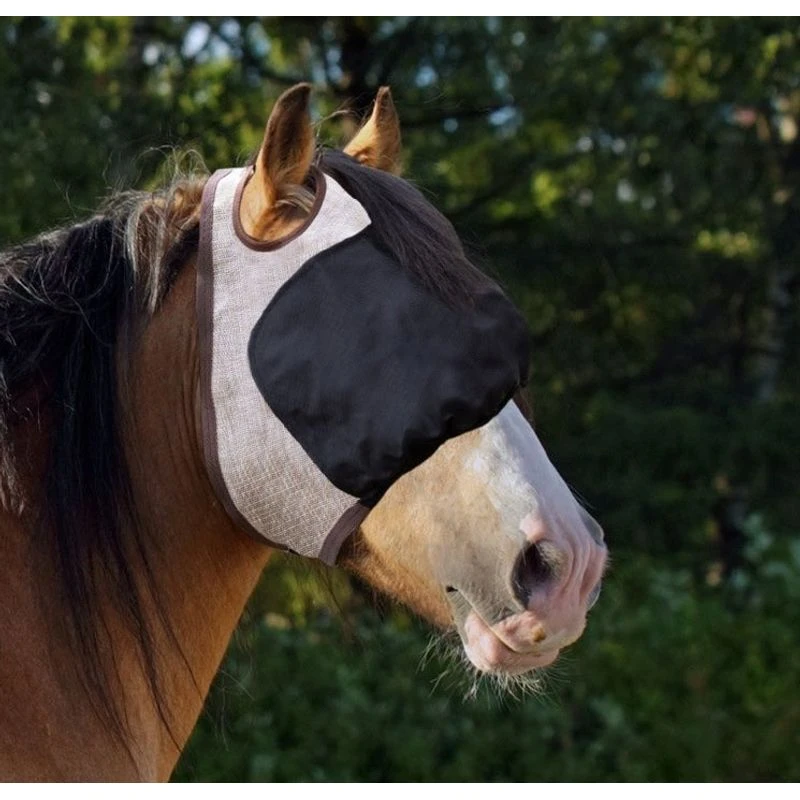 Kensington UViaitor Dartless Fly Mask W/Web Trim And Forelock Opening - Desert Sand 1 Kensington UViaitor Dartless Fly Mask W/Web Trim And Forelock Opening - Desert Sand