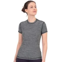 Chestnut Bay Women's SkyCool Short Sleeve Elements Tee - Black