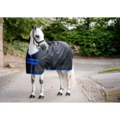 Amigo Ripstop 900D Pony Turnout 50g - Black/Classic Blue