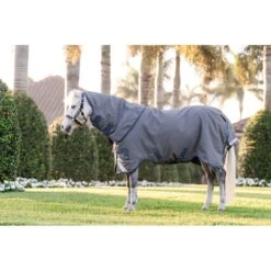 Rhino HexStop Plus Pony Turnout 100g - Grey/Indigo/Navy