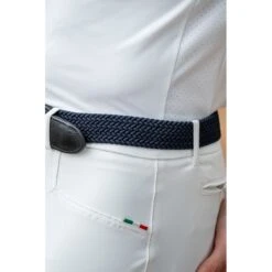 Alessandro Albanese Lucca Woven Belt - Navy