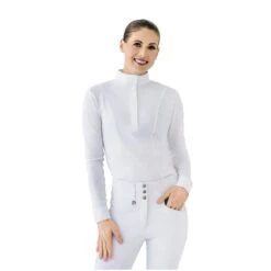 Romfh Women's Classic Long Sleeve Show Shirt - White/White
