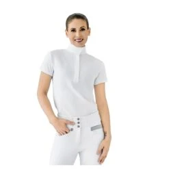 Romfh Women's Classic Short Sleeve Show Shirt - White/White