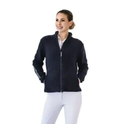 Romfh Women's Full Zip Ride To Street Fleece - Black