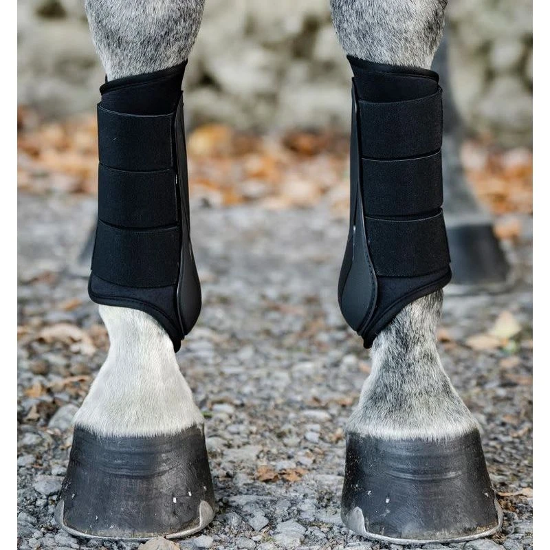 Horseware Classic Brushing Boots - Black/Black 3 Horseware Classic Brushing Boots - Black/Black - Image 3
