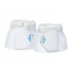 Shires ARMA Comfort Gloss Over Reach Boots - White