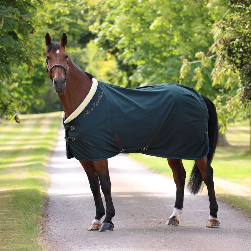 Shires Deluxe Stable Sheet - Green 1 Shires Deluxe Stable Sheet - Green