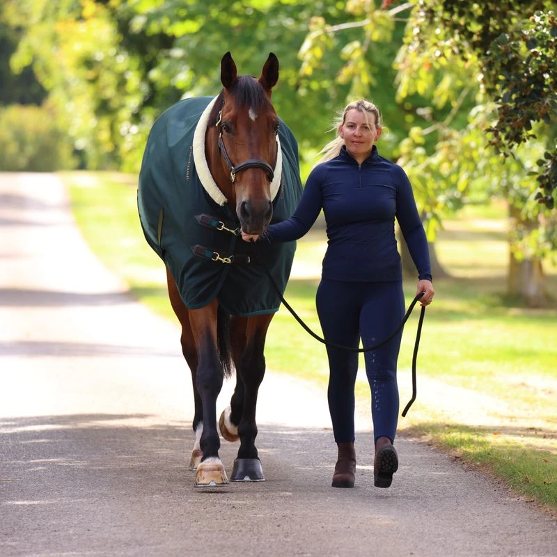 Shires Deluxe Stable Sheet - Green 5 Shires Deluxe Stable Sheet - Green - Image 5