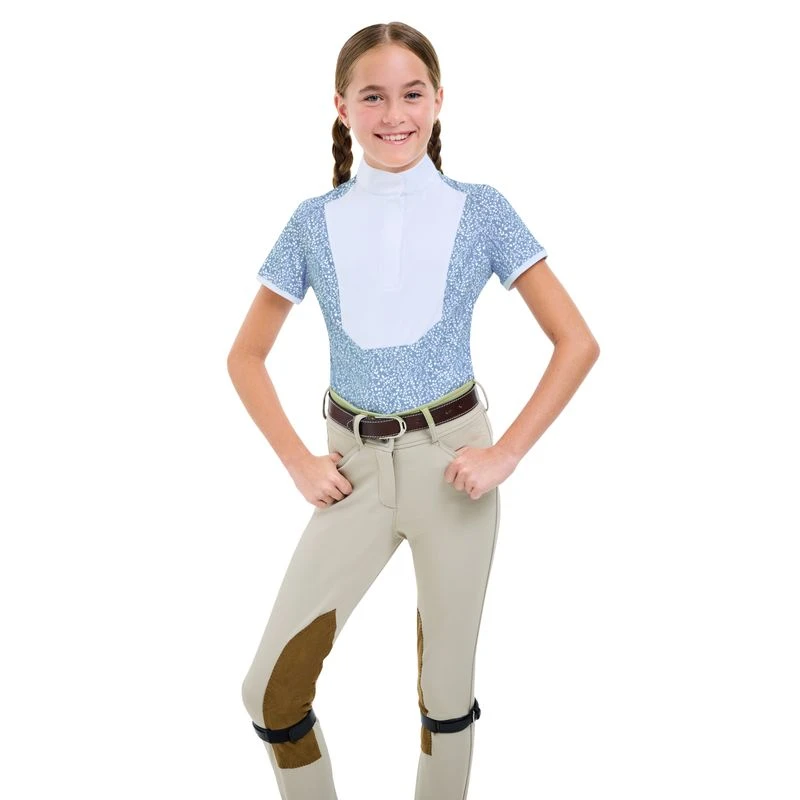 RJ Classics Kids' Tessa Jr Short Sleeve Show Shirt - Delicate Floral 1 RJ Classics Kids' Tessa Jr Short Sleeve Show Shirt - Delicate Floral