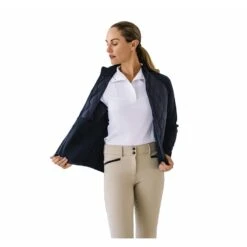 Ovation Women's Quilt Hybrid Puffer Jacket - Black/Black -Tack Of The Day Store 970282 800 800