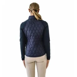 Ovation Women's Quilt Hybrid Puffer Jacket - Black/Black -Tack Of The Day Store 970284 800 800