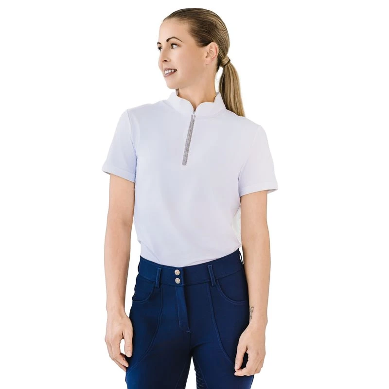 Catago Women's Nice Short Sleeve Shirt - White 3 Catago Women's Nice Short Sleeve Shirt - White - Image 3