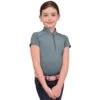 Chestnut Bay Kids' Performance Rider SkyCool Sport Short Sleeve Shirt - Slate