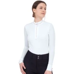 Chestnut Bay Women's Caliente Liberty Long Sleeve Schooling Shirt - White