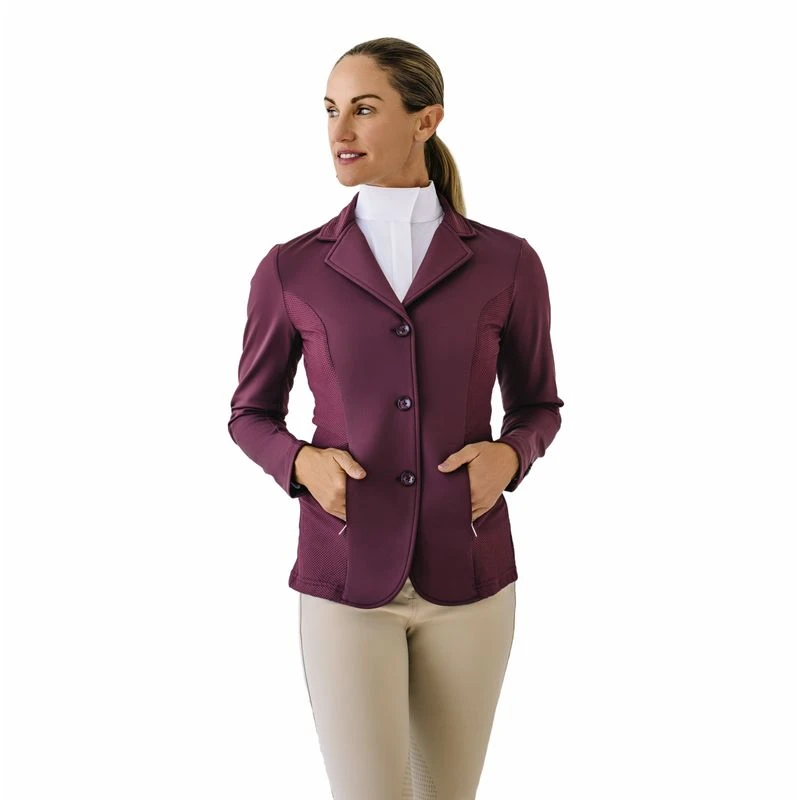 Ovation Women's Hybrid II Show Coat - Deepest Plum 2 Ovation Women's Hybrid II Show Coat - Deepest Plum - Image 2