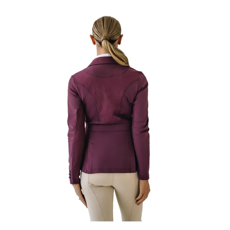 Ovation Women's Hybrid II Show Coat - Deepest Plum 3 Ovation Women's Hybrid II Show Coat - Deepest Plum - Image 3
