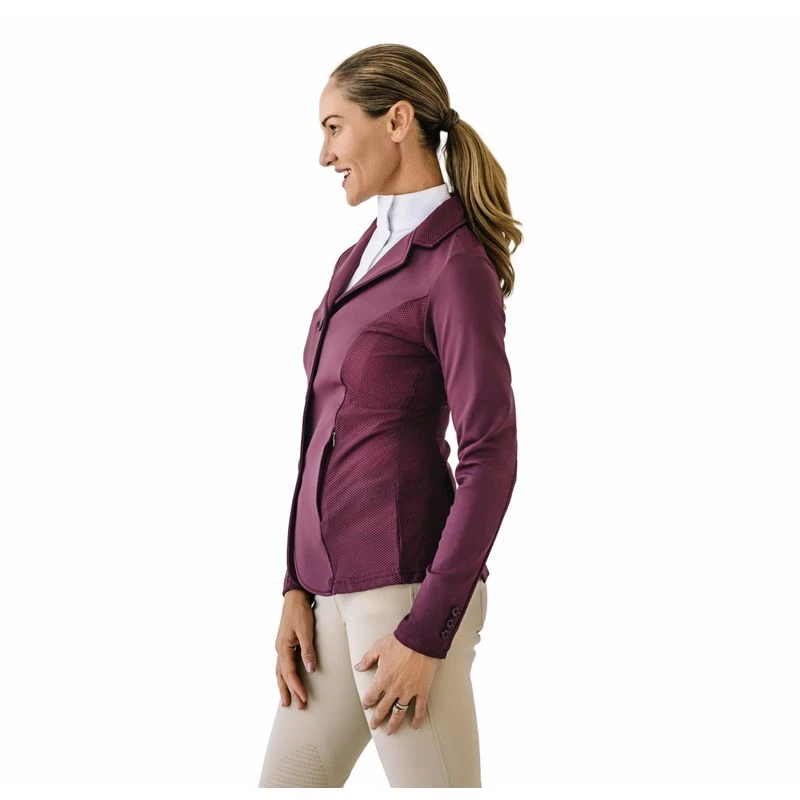 Ovation Women's Hybrid II Show Coat - Deepest Plum 4 Ovation Women's Hybrid II Show Coat - Deepest Plum - Image 4