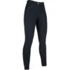 HKM Women's Glamour Silicon Full Seat Breeches - Black/Rose Gold