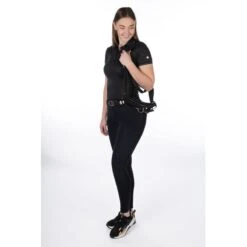 HKM Women's Glamour Silicon Full Seat Breeches - Black/Rose Gold 9 HKM Women's Glamour Silicon Full Seat Breeches - Black/Rose Gold -Tack Of The Day Store 974213 800 800