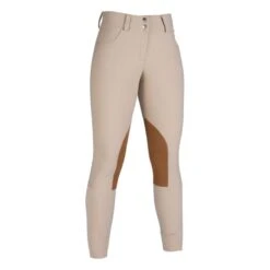 HKM Women's Hunter Alos Knee Patch Breeches - Sand